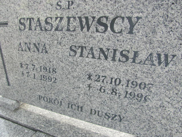 Stanisław Staszewski 1907 Kluczbork - Grobonet - Wyszukiwarka osób pochowanych