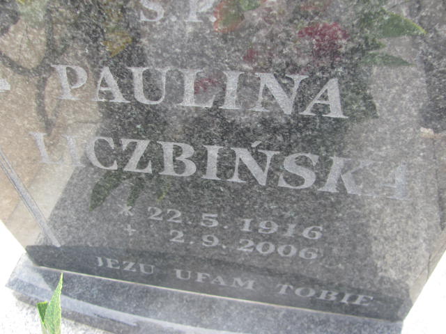 Paulina Liczbińska  1916 Kluczbork - Grobonet - Wyszukiwarka osób pochowanych