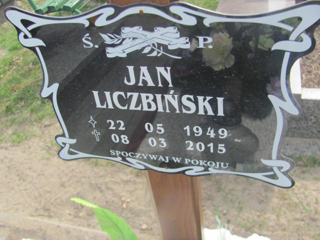 Jan Liczbiński 1949 Kluczbork - Grobonet - Wyszukiwarka osób pochowanych