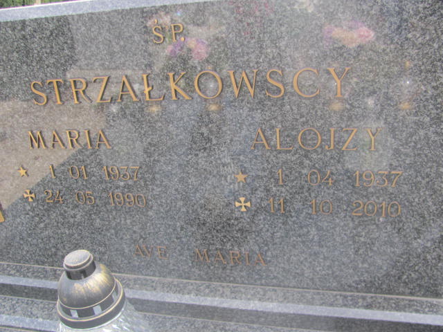 Alojzy Strzałkowski 1937 Kluczbork - Grobonet - Wyszukiwarka osób pochowanych