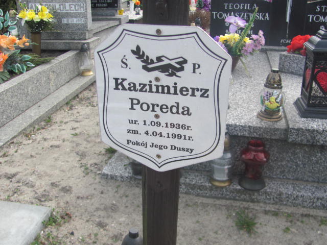 Kazimierz Poreda  1936 Kluczbork - Grobonet - Wyszukiwarka osób pochowanych
