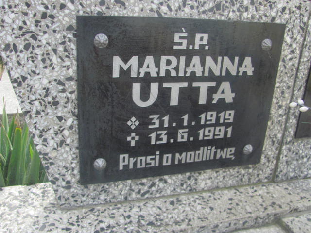 Józef Utta 1916 Kluczbork - Grobonet - Wyszukiwarka osób pochowanych