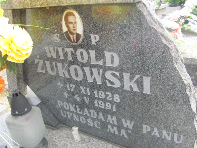 Witold Żukowski 1928 Kluczbork - Grobonet - Wyszukiwarka osób pochowanych