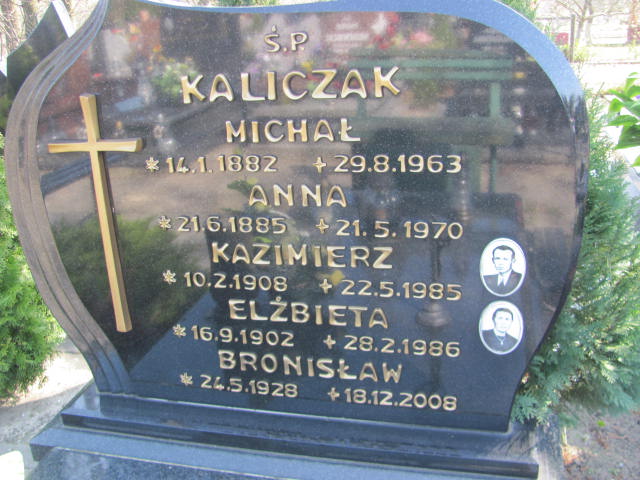 Anna Kaliczak 1885 Kluczbork - Grobonet - Wyszukiwarka osób pochowanych