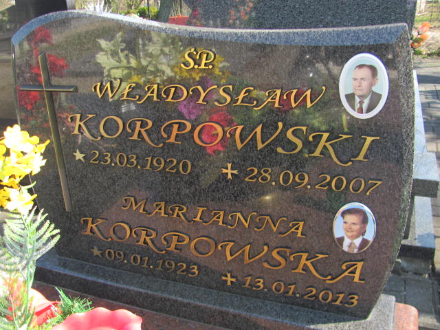 Marianna Korpowska 1923 Kluczbork - Grobonet - Wyszukiwarka osób pochowanych