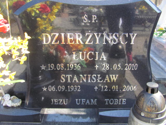 Stanisław Dzierżyński 1932 Kluczbork - Grobonet - Wyszukiwarka osób pochowanych