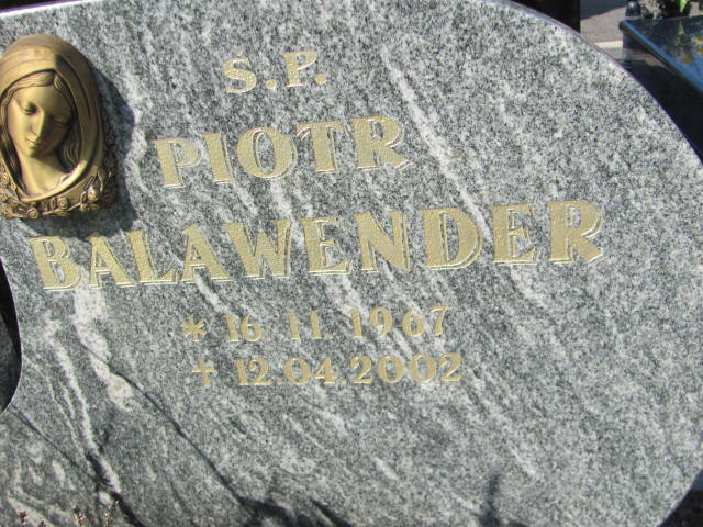 Piotr Balawender 1967 Kluczbork - Grobonet - Wyszukiwarka osób pochowanych