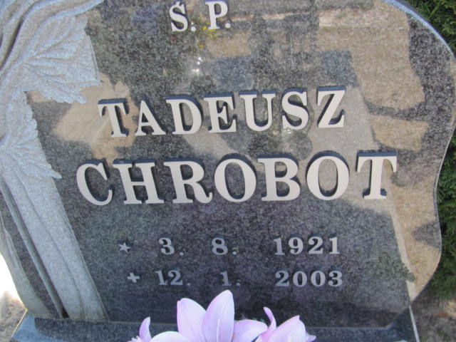 Tadeusz Chrobot 1921 Kluczbork - Grobonet - Wyszukiwarka osób pochowanych