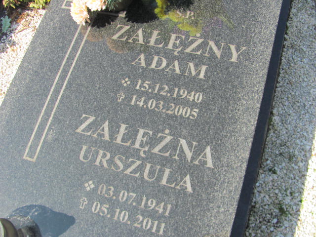 Adam Załężny 1940 Kluczbork - Grobonet - Wyszukiwarka osób pochowanych