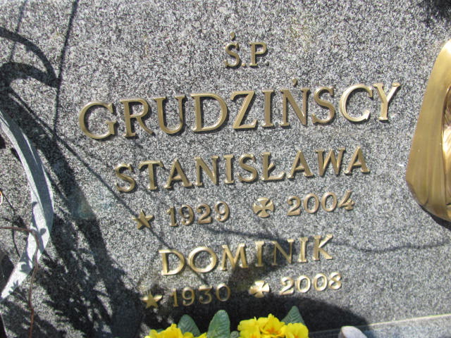 Stanisława Grudzińska 1928 Kluczbork - Grobonet - Wyszukiwarka osób pochowanych