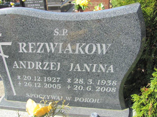 Andrzej Rezwiakow 1927 Kluczbork - Grobonet - Wyszukiwarka osób pochowanych