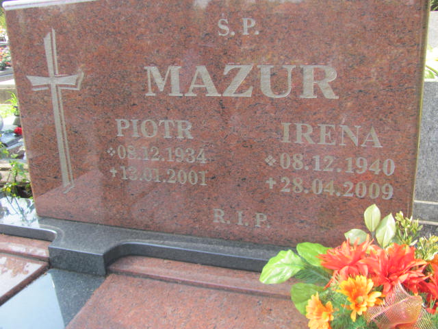 Piotr Mazur 1934 Kluczbork - Grobonet - Wyszukiwarka osób pochowanych