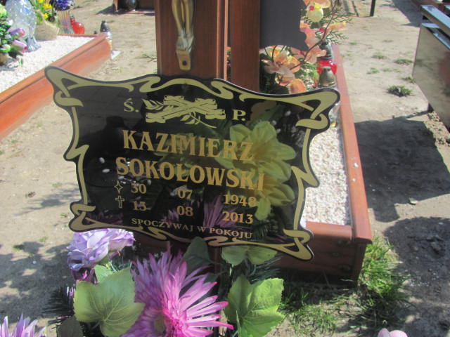 Kazimierz Sokołowski 1948 Kluczbork - Grobonet - Wyszukiwarka osób pochowanych