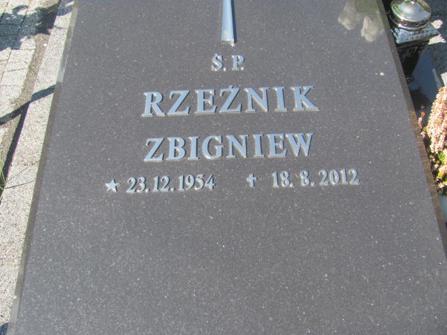 Zbigniew Rzeźnik 1954 Kluczbork - Grobonet - Wyszukiwarka osób pochowanych