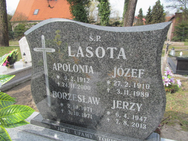Borzesław Lasota 1971 Kluczbork - Grobonet - Wyszukiwarka osób pochowanych