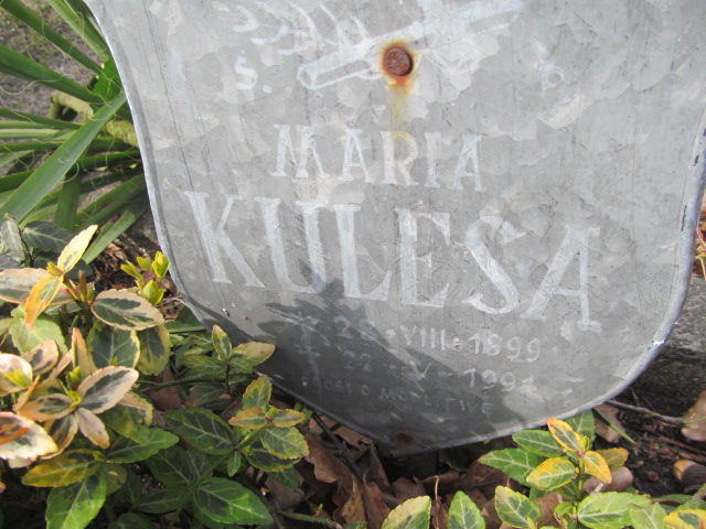 Maria Kulesa 1899 Kluczbork - Grobonet - Wyszukiwarka osób pochowanych