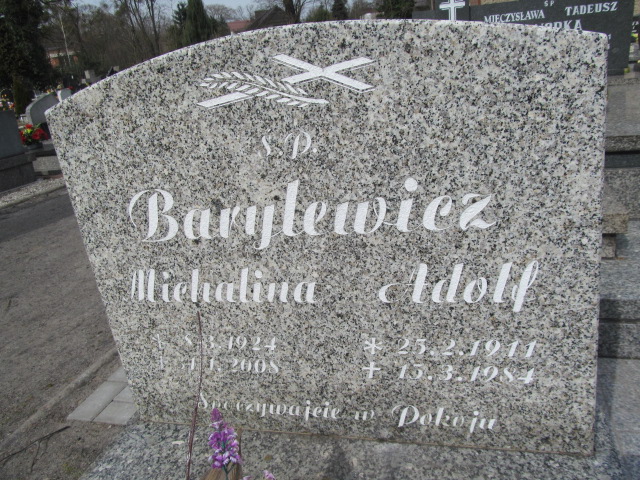 Michalina Barylewicz 1924 Kluczbork - Grobonet - Wyszukiwarka osób pochowanych