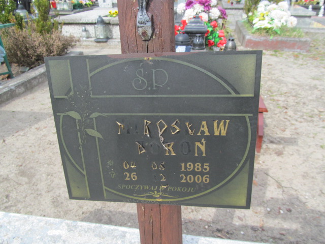 Mirosław Boroń 1985 Kluczbork - Grobonet - Wyszukiwarka osób pochowanych