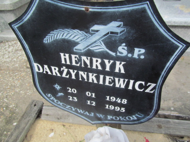 Henryk Darżynkiewicz 1948 Kluczbork - Grobonet - Wyszukiwarka osób pochowanych