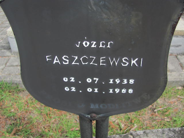 Józef Faszczewski 1938 Kluczbork - Grobonet - Wyszukiwarka osób pochowanych