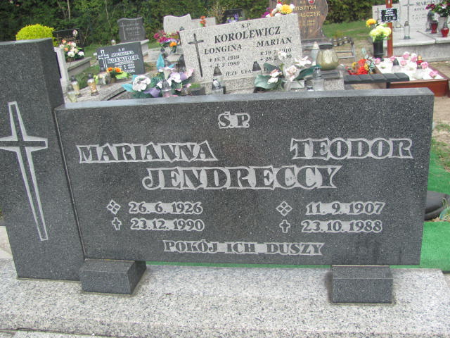 Marianna Jendrecka 1926 Kluczbork - Grobonet - Wyszukiwarka osób pochowanych