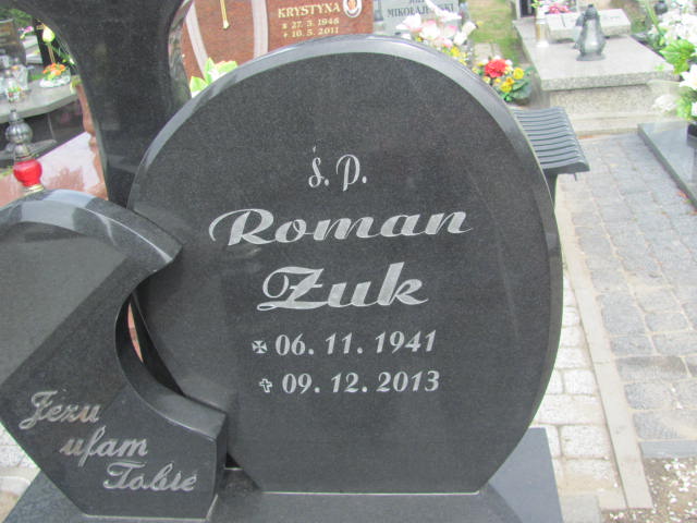 Roman Żuk 1941 Kluczbork - Grobonet - Wyszukiwarka osób pochowanych