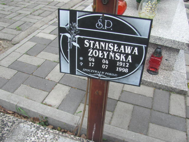 Stanisława Żołyńska 1912 Kluczbork - Grobonet - Wyszukiwarka osób pochowanych
