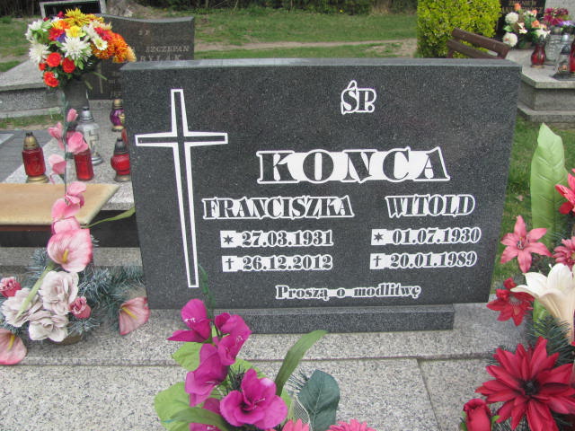 Franciszka Konca 1931 Kluczbork - Grobonet - Wyszukiwarka osób pochowanych