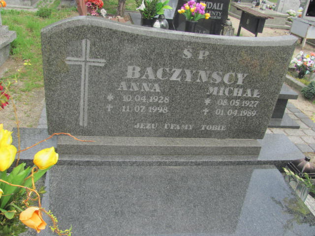 Michał Baczyński 1927 Kluczbork - Grobonet - Wyszukiwarka osób pochowanych