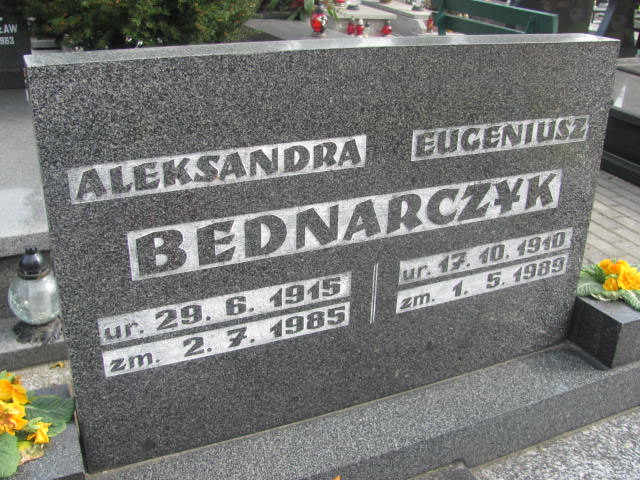 Eugeniusz BEDNARCZYK 1949 Kluczbork - Grobonet - Wyszukiwarka osób pochowanych