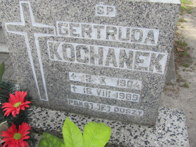 Gertruda Kochanek 1904 Kluczbork - Grobonet - Wyszukiwarka osób pochowanych