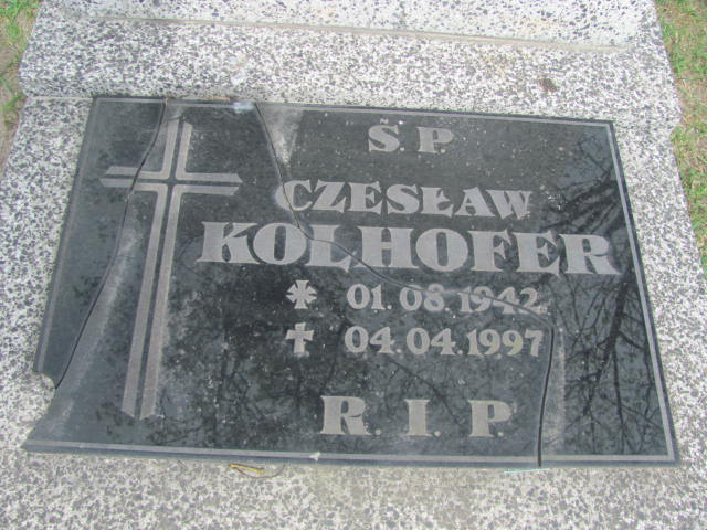Czesław Kolhofer 1942 Kluczbork - Grobonet - Wyszukiwarka osób pochowanych