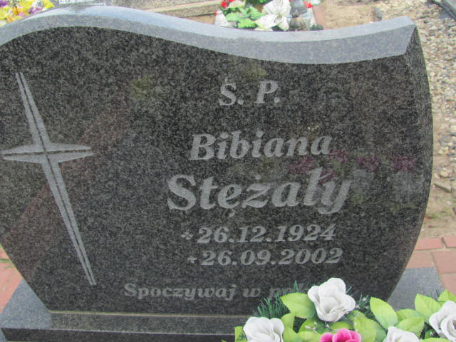 Bibiana Stężały 1924 Kluczbork - Grobonet - Wyszukiwarka osób pochowanych