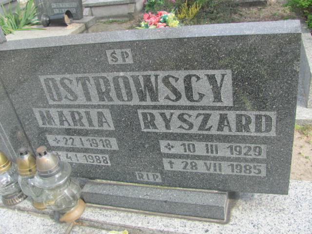 Maria Ostrowska 1918 Kluczbork - Grobonet - Wyszukiwarka osób pochowanych