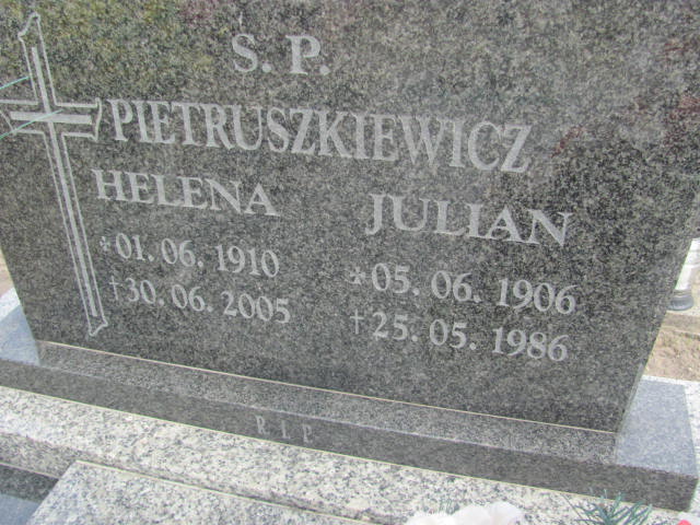 Julian Pietruszkiewicz 1906 Kluczbork - Grobonet - Wyszukiwarka osób pochowanych
