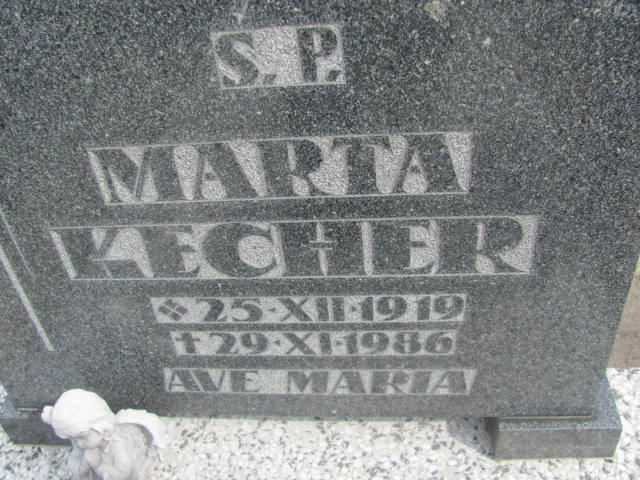 Marta Kecher 1919 Kluczbork - Grobonet - Wyszukiwarka osób pochowanych