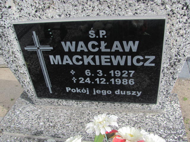 Wacław Mackiewicz 1927 Kluczbork - Grobonet - Wyszukiwarka osób pochowanych