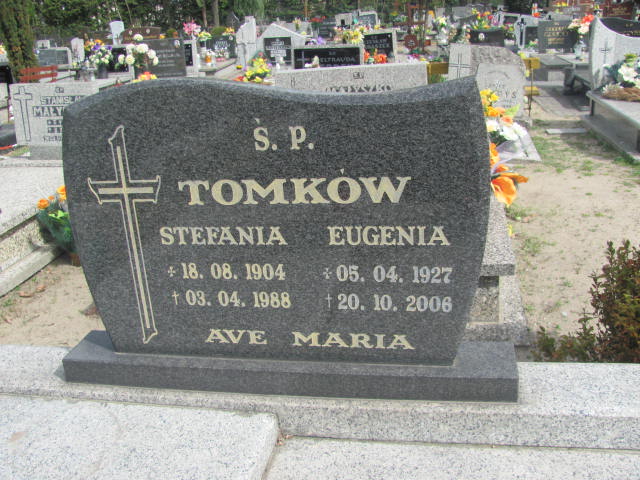 Eugenia Tomków 1927 Kluczbork - Grobonet - Wyszukiwarka osób pochowanych