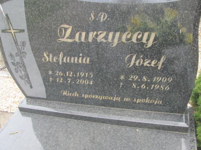 Stefania Zarzycka 1915 Kluczbork - Grobonet - Wyszukiwarka osób pochowanych