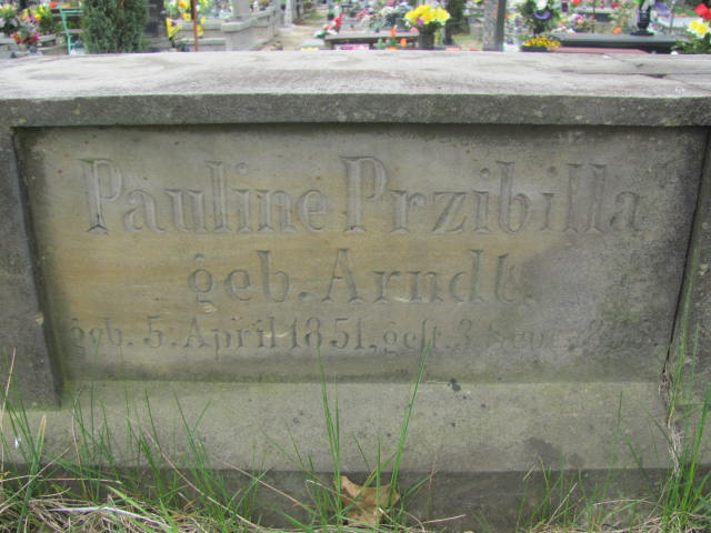 Pauline Przibilla 1851 Kluczbork - Grobonet - Wyszukiwarka osób pochowanych