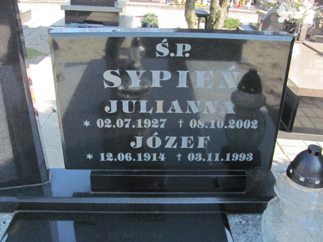 Julianna Sypień 1927 Kluczbork - Grobonet - Wyszukiwarka osób pochowanych