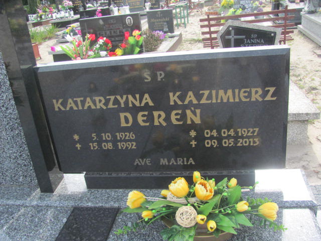 Kazimierz Dereń 1927 Kluczbork - Grobonet - Wyszukiwarka osób pochowanych