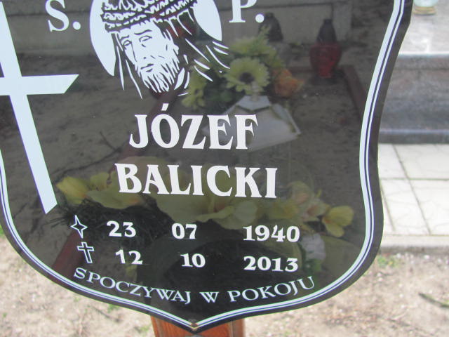 Franciszek Balicki 1936 Kluczbork - Grobonet - Wyszukiwarka osób pochowanych