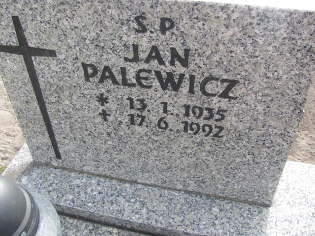 Jan Palewicz 1935 Kluczbork - Grobonet - Wyszukiwarka osób pochowanych