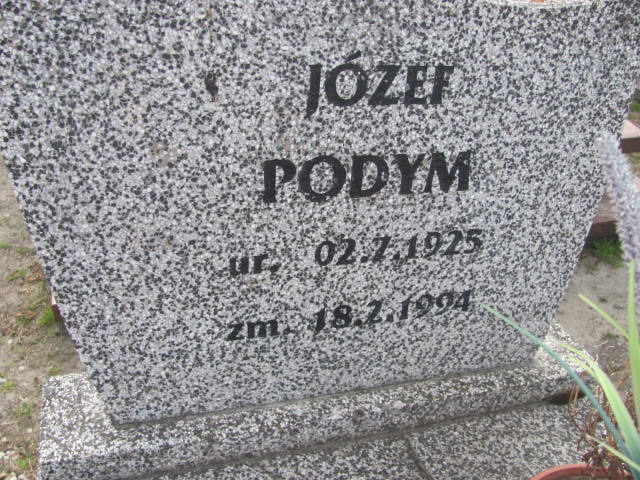 Józef Podym 1925 Kluczbork - Grobonet - Wyszukiwarka osób pochowanych