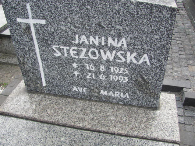 Janina Stężowska 1925 Kluczbork - Grobonet - Wyszukiwarka osób pochowanych