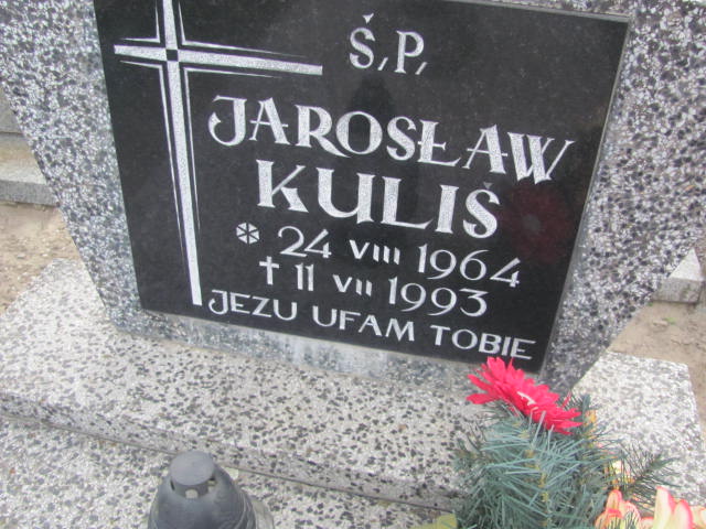 Jarosław Kuliś 1964 Kluczbork - Grobonet - Wyszukiwarka osób pochowanych