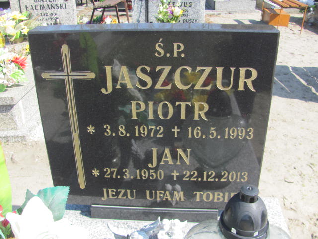 Piotr Jaszczur 1972 Kluczbork - Grobonet - Wyszukiwarka osób pochowanych
