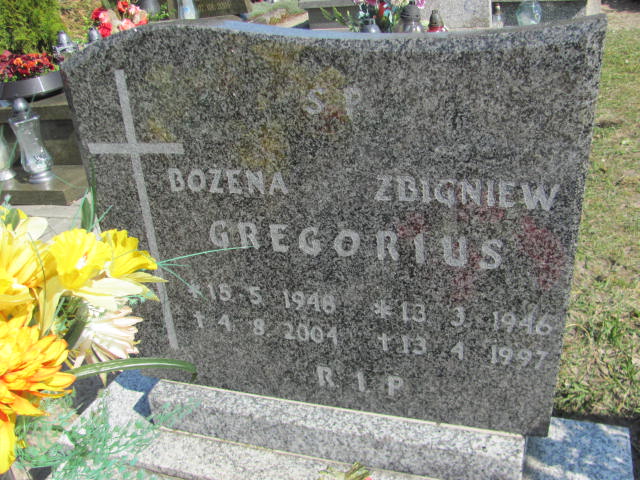 Zbigniew Gregorius 1946 Kluczbork - Grobonet - Wyszukiwarka osób pochowanych