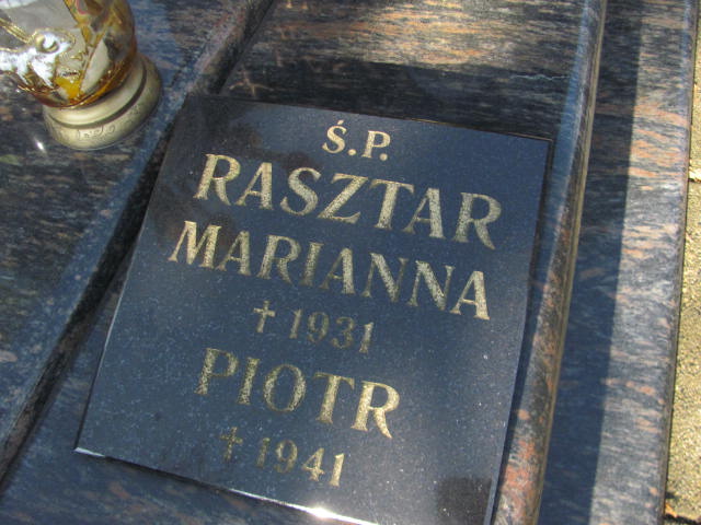 Władysław Rasztar 1926 Kluczbork - Grobonet - Wyszukiwarka osób pochowanych